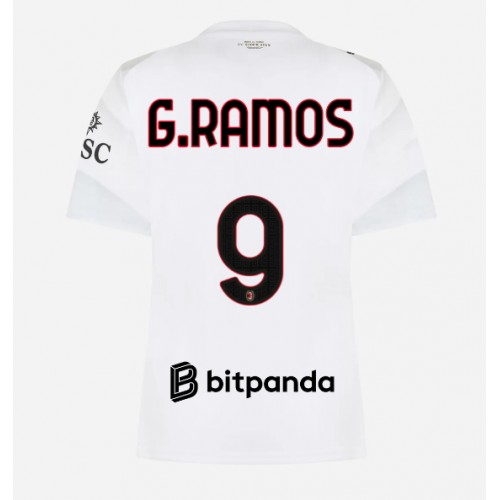 AC Milan Goncalo Ramos #9 Vieraspaita Naiset 2026-27 Lyhythihainen